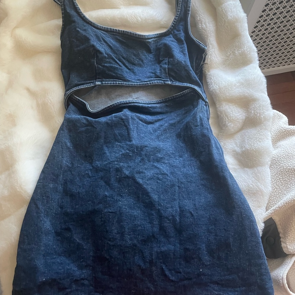 zara jean cut out mini dress